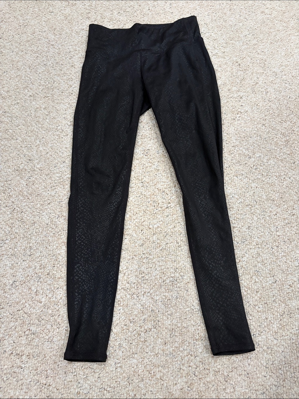 Athleta Black Textured High-Rise Jeggings - Picture 1 of 3
